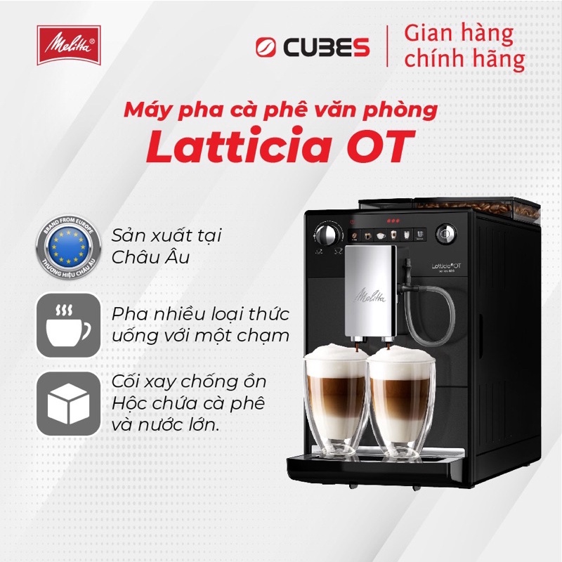 Máy pha cà phê văn phòng tự động Melitta Latticia OT - Nhập khẩu từ Đức