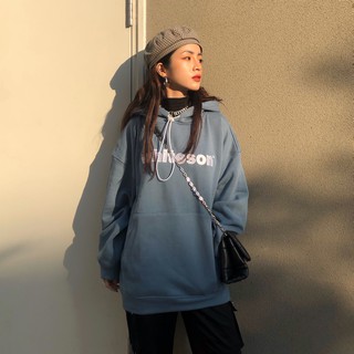 HOODIE "LOGO SS20" DOUBLE LABEL GOBLIN BLUE