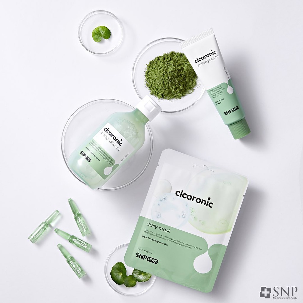 Toner Essence Dưỡng Ẩm Làm Dịu Da SNP Prep Cicaronic Toning Essence | BigBuy360 - bigbuy360.vn