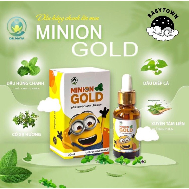 Dầu Húng Chanh Gold Lên Men - Mẫu mới nhất, chính hãng