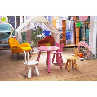 Ghế Thỏ  cho bé mẫu giáo- Ghế gỗ tự nhiên cho bé AZbaby - 100% gỗ Sồi cao cấp nhập khẩu - sascao07