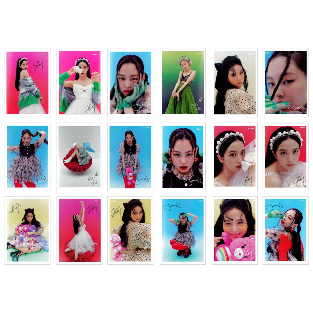 Ép Lụa] Lomo Card 81 Ảnh BLACKPINK - Season's Greeting 2021