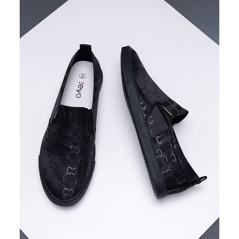 Giày lười nam - Slip on nam vải - Mã A2186Đ | BigBuy360 - bigbuy360.vn