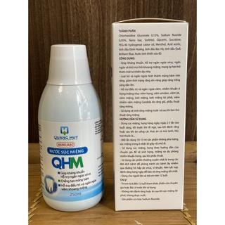 Nước súc miệng QHM Nano bạc