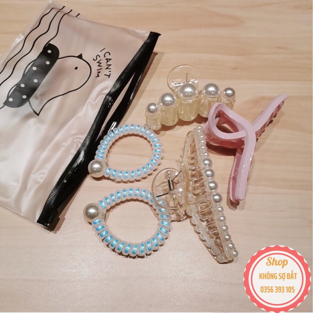 set cặp hàn quốc 5 chi tiết