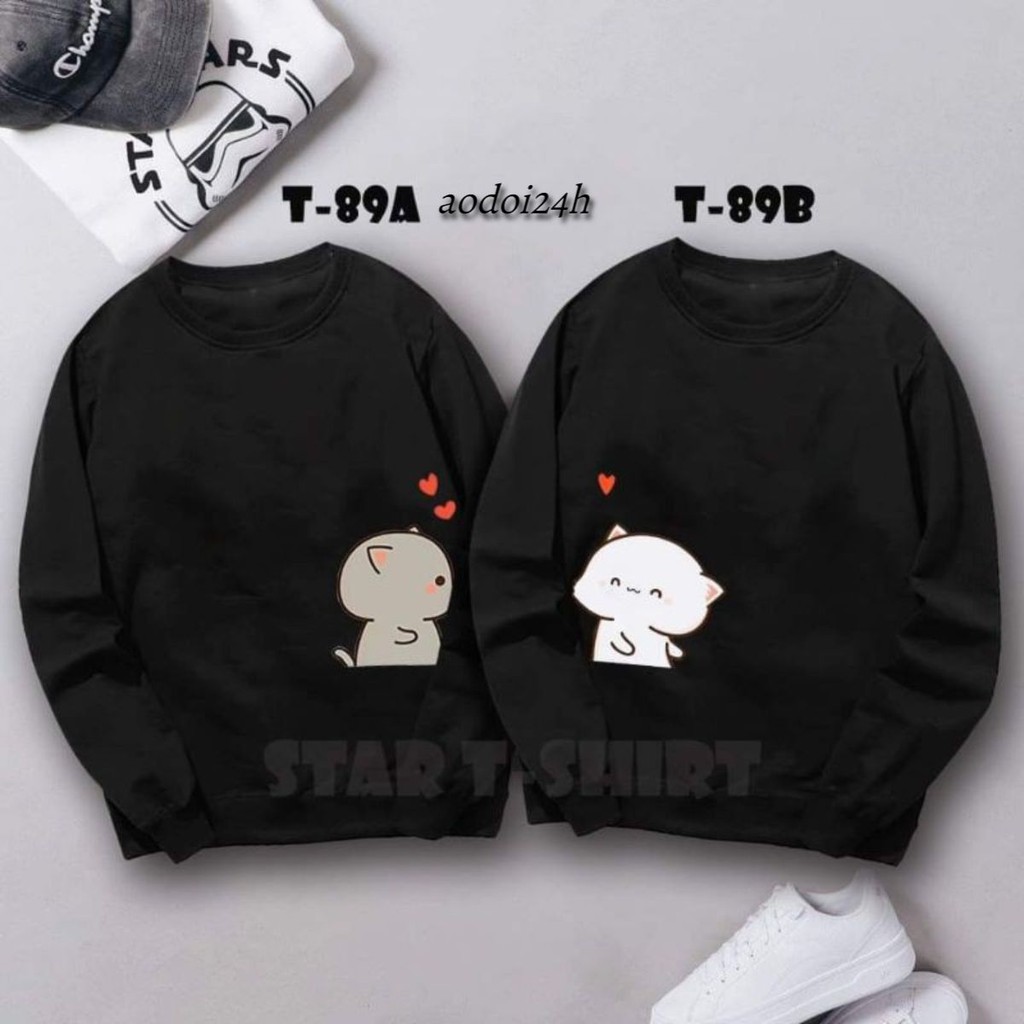 áo đôi thu đông nam nữ , sweater nam nữ phong cách Hàn Quốc