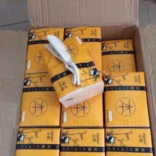 1 thùng giấy sợi trúc Sipiao 27 gói