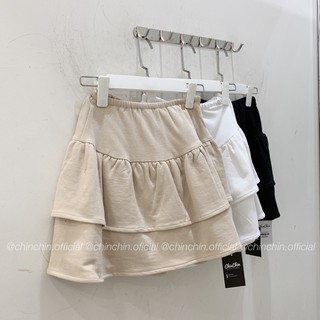 Chân váy xoè xếp tầng