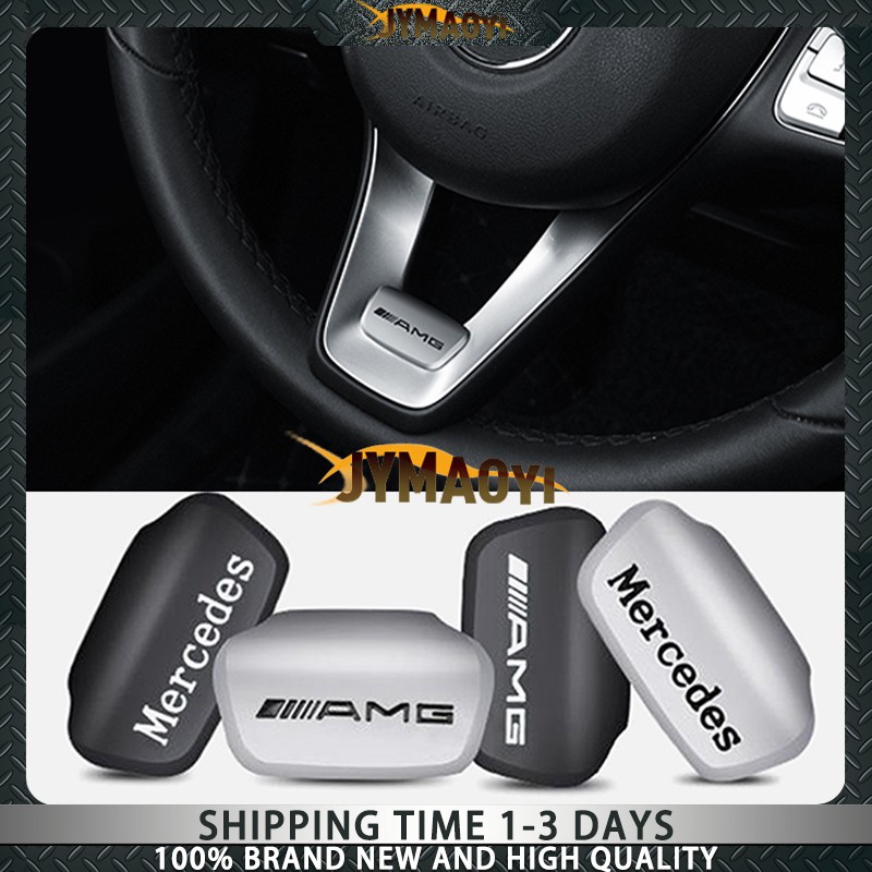 Miếng Dán logo AMG Trang Trí Vô Lăng Xe Hơi Cho Mercedes-Benz W124 W210 W204 W205 W211