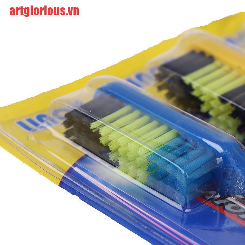 Set 10 Bàn Chải Đánh Răng Lông Siêu Cứng Chất Lượng Cao