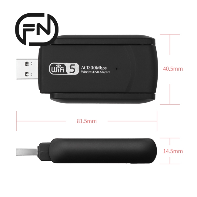 Usb 3.0 Wifi Băng Tần Kép 5ghz 2.4ghz 802.11ac Rtl8812Bu | BigBuy360 - bigbuy360.vn