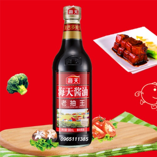 Hắc Xì Dầu [Xì Dầu Đen] 500ml - Tẩm ướp, tạo màu cực đẹp