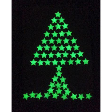 Bộ 100 ngôi sao trang trí phòng ngủ lung linh đường kính 3cm