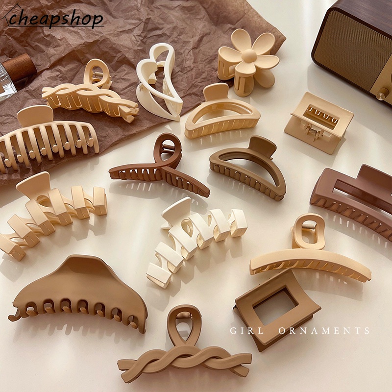 Kẹp tóc IF YOU acrylic nhiều màu sắc phong cách Hàn Quốc cho nữ