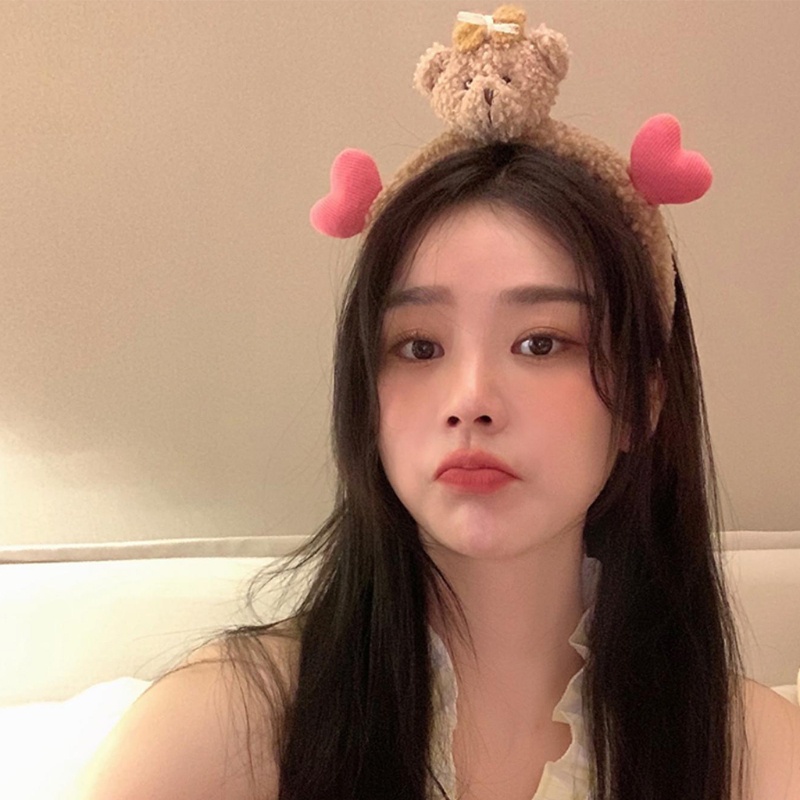 Băng Đô Hình Gấu Bông Phong Cách Lolita Cho Nữ