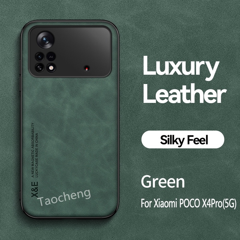 Ốp Điện Thoại Da Chống Sốc Thời Trang Cho Xiaomi Poco F5 X4 M4 GT NFC Pro 4G 5G X4Pro M4Pro X4GT X4NFC