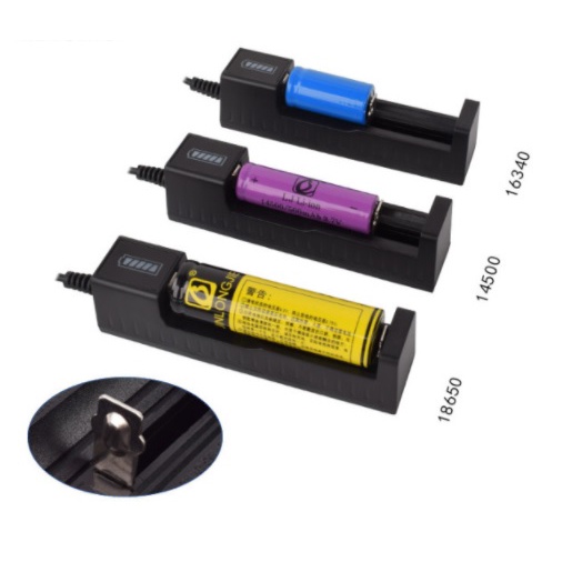 Sạc Pin 18650, 18350, 18500, 14650,16650, 6340,14500, 10440 - Sạc pin 3.7V, Sạc Pin 4.2V - Sạc USB đơn