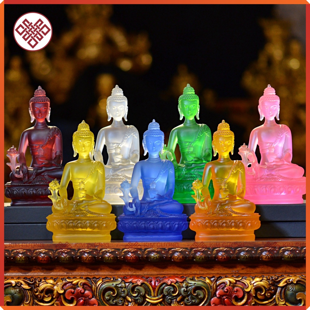 Tượng Phật Dược Sư Mật Tông [Kim Cương Hỷ Lạc]