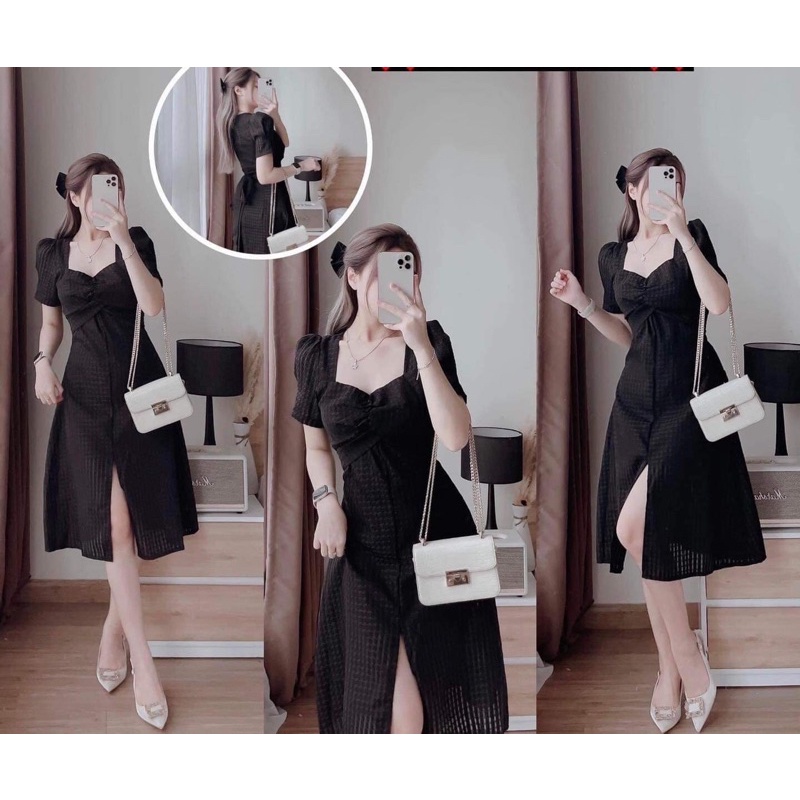 BIGSIZE 60-95KG)ĐẦM TIỂU THƯ SOẮN NGỰC