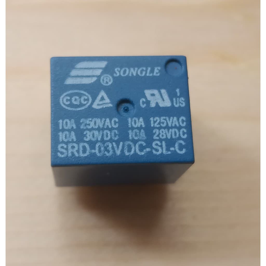 Relay (rờ le) 5 chân SongLe -  3v/ 5v/ 12v/ 24v/ 48v 10a