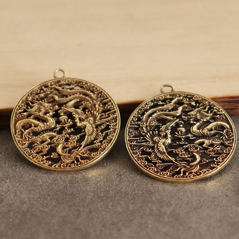 Mặt Dây Chuyền Hình Tượng Phật Bằng Đồng Thau Nguyên Chất