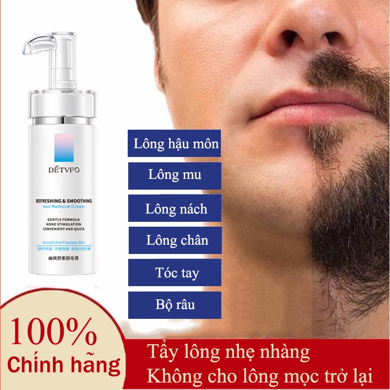 Tẩy lông không đau kem tẩy lông vĩnh viễn ức chế sự phát triển lông thân