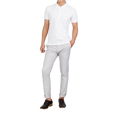 Áo thun polo ngắn tay cổ bẻ TCE vải cotton co dãn dáng trơn trẻ trung