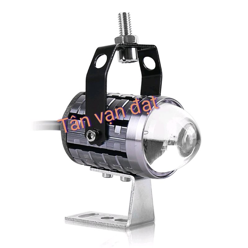 Bóng đèn trợ sáng mini bi cầu led 2 màu Vàng Trắng TD35 YWZ Bala  thiết kế thể thao chống nước và Công tắc Mở tắt Mở
