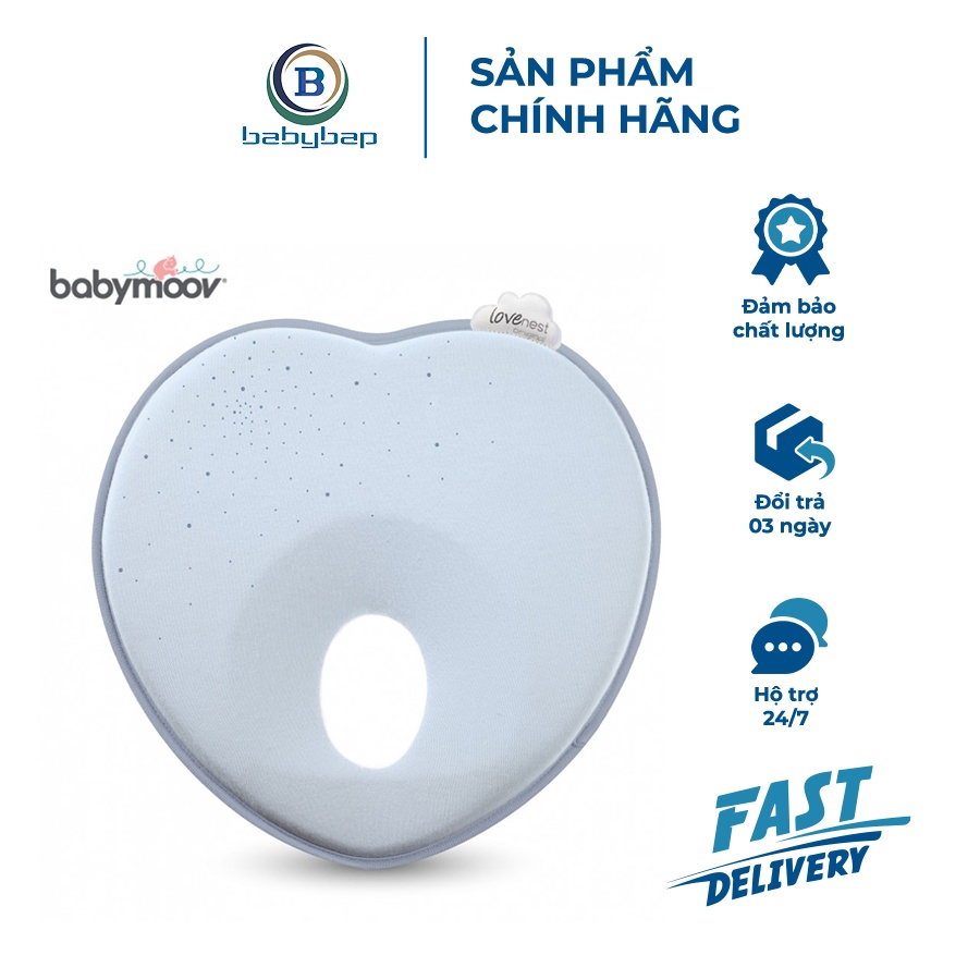 Gối Chống Bẹt Đầu Babymoov Và Hỗ Trợ Giấc Ngủ Sâu Cho Bé