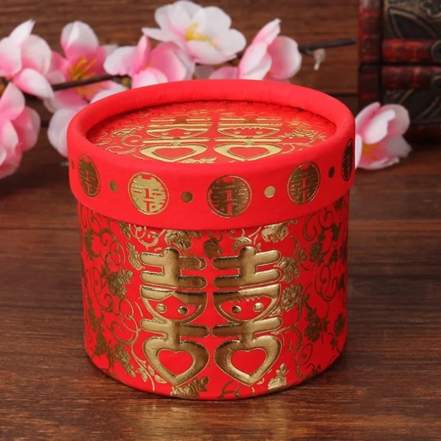 (2 màu) Combo 100 LON NHỎ ĐỰNG KẸO, TRÀ, SOCOLA SỬ DỤNG TRONG QUẢ CƯỚI, TRÁP CƯỚI