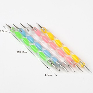 Bộ Set Cọ Chấm Bi 2 Đầu Đa Năng Chuyên Dụng Làm Nail - Thiết Kế 2 Linh Hoạt Dễ Sử Dụng Cho Người Mới Học Và Thợ Nail