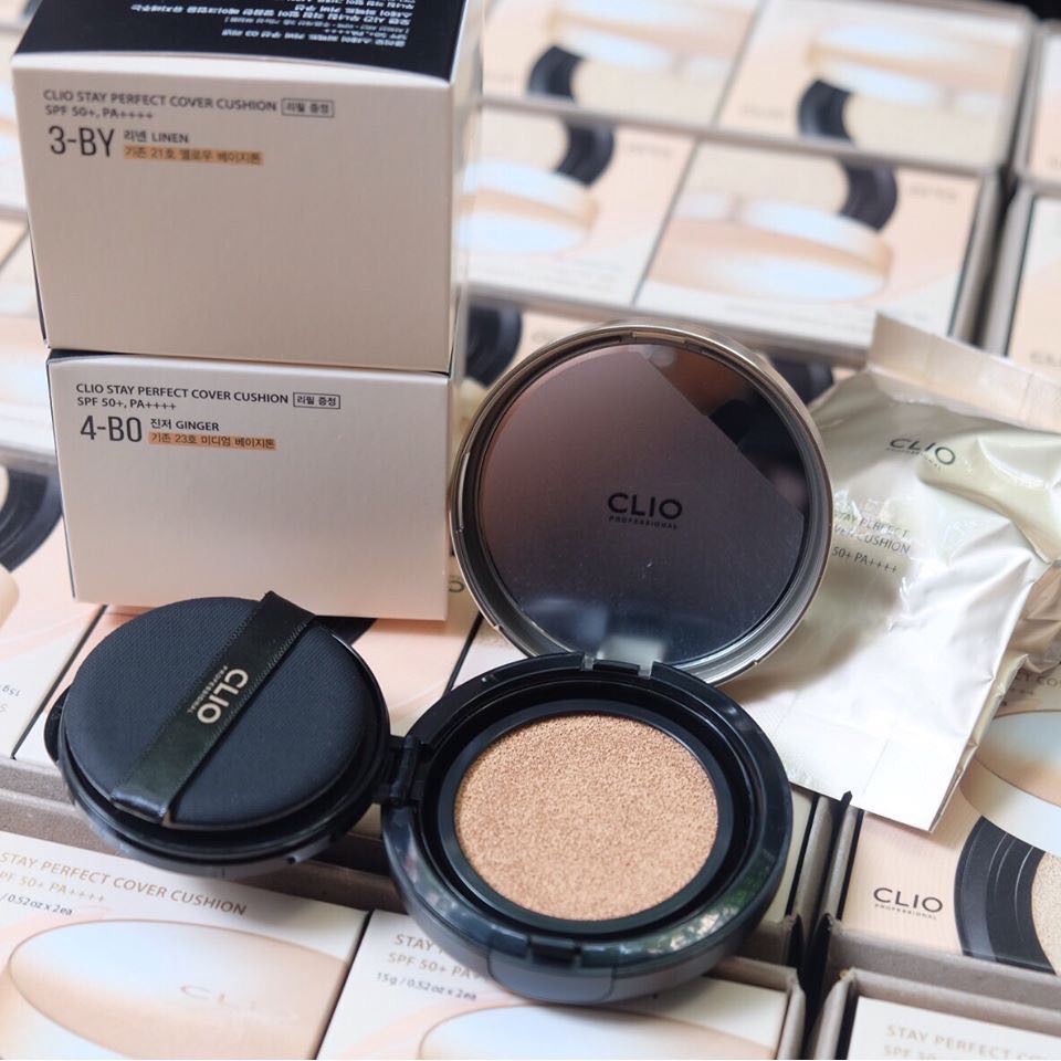 Phấn Nước Clio Stay Perfect Cover Cushion SPF 50+ PA++++ - Tặng Kèm 1 Lõi | BigBuy360 - bigbuy360.vn