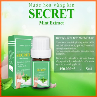 Nước Hoa Vùng Kín Secret Mint Extract 5ml