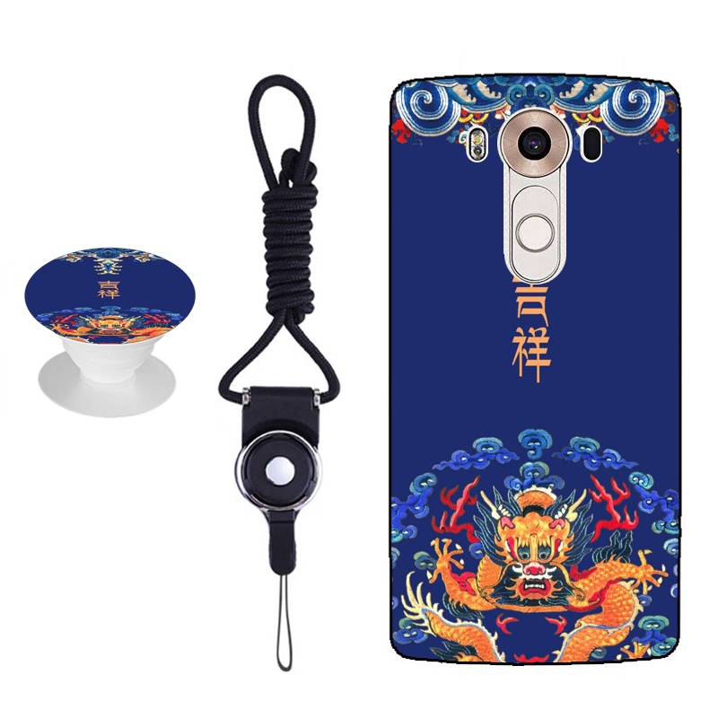 Ốp điện thoại chống sốc có lỗ xỏ dây đeo cho LG V10