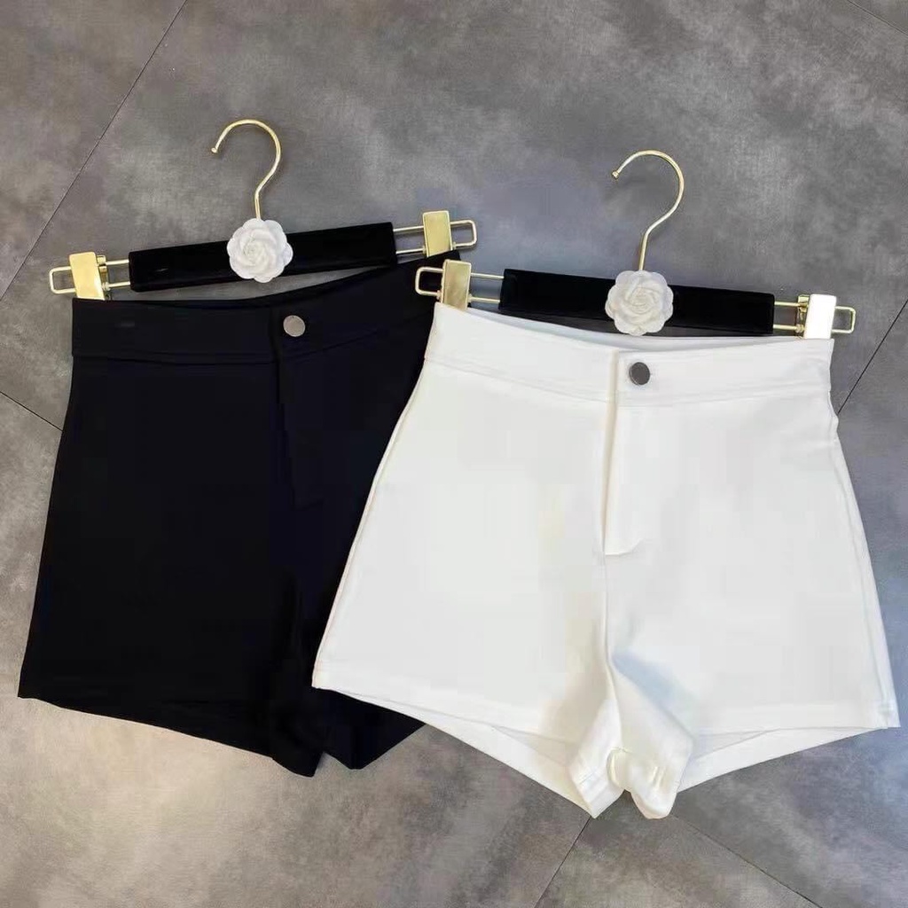 Quần Short Đùi Nữ Lưng Cao Basic Không Túi Hàng Quàng Châu cao cấp