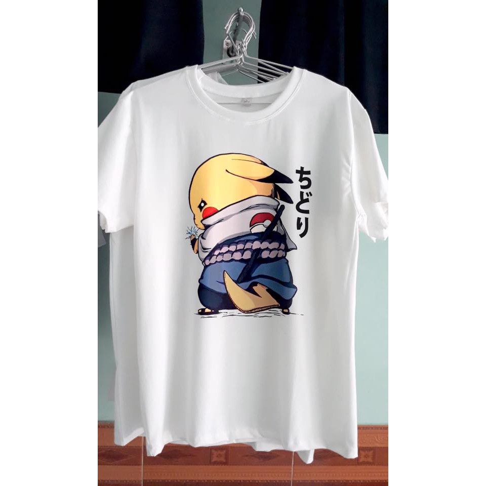 🔥HOT🔥 ÁO PHÔNG PIKACHU SASUKE cực ngầu