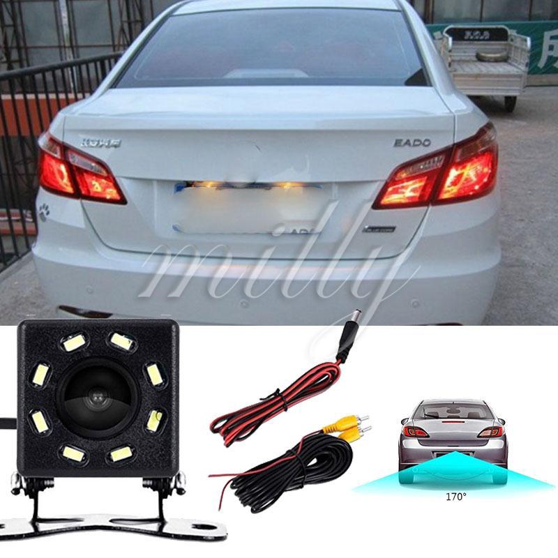 ☻☻ Rear View Camera Car Rear Camera Universal Viewing 8led