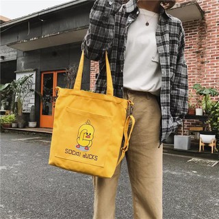 Túi tote vịt social ducks
