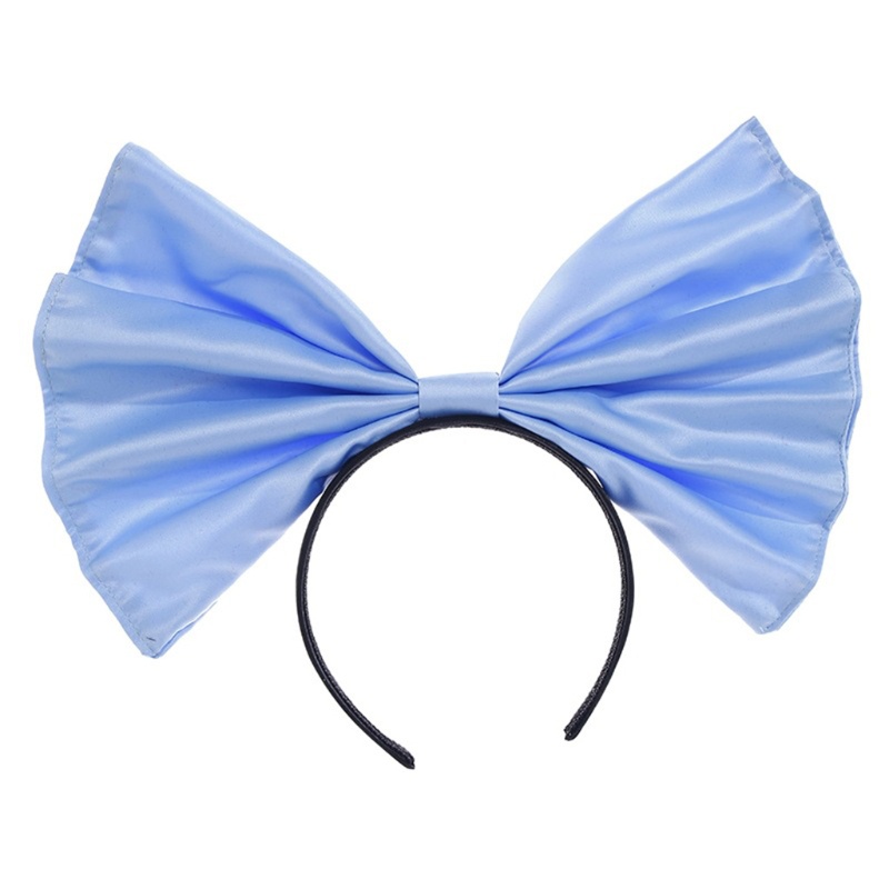 Băng Đô Nơ Lớn Bằng Satin Dùng Chụp Ảnh Halloween Dành Cho Nữ