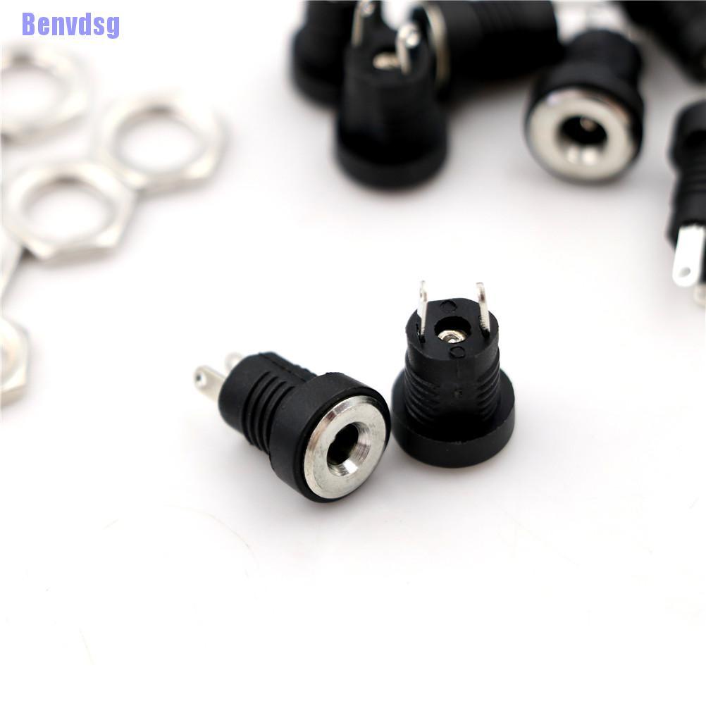 Set 10 đầu nối jack cắm nguồn Dc 3.5 Mm X 1.35Mm chuyên dụng