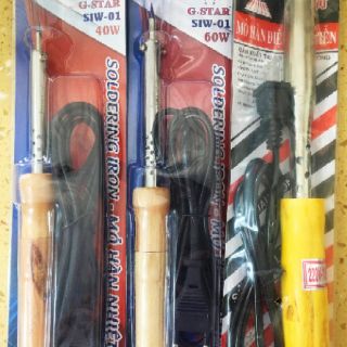 Mỏ Hàn Điện Cán gỗ _ công suất 100W