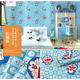 [Sale Sốc Xả Kho] Giấy Dán Tường Doremon 02 ❤️ FREESHIP ❤️ 0.45*10m