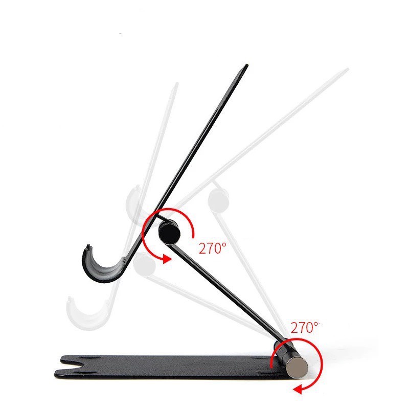 Giá đỡ điện thoại để bàn đa năng livetream,làm bằng chất liệu kim loại model A30 nhỏ gọn tiện lợi dễ mang theo mọi nơi.