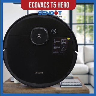 T5 hero - robot hút bụi tốt nhất hãng ecovacs - hàng mới nguyên seal - senbot.vn