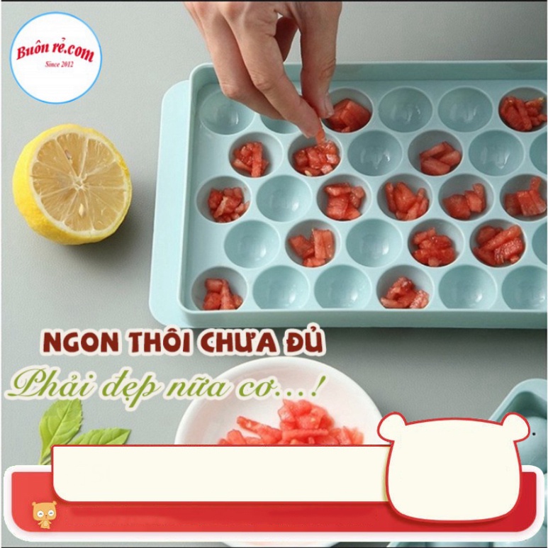Khay đá thạch bi tròn 33 viên – Khuôn thạch hoa quả dễ dàng sử dụng Buôn Rẻ 01349