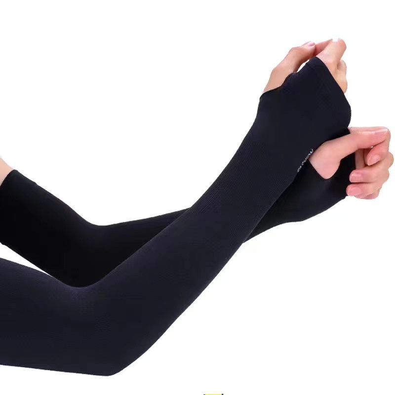 Găng Tay Chống Nắng Tia Cực Tím Vải Lụa Lạnh Kiểu Hàn Quốc Thời Trang Mùa Hè Cho Nữ