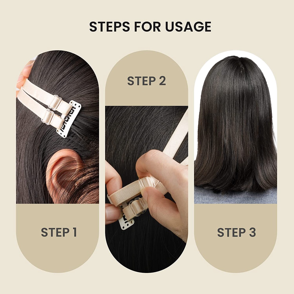 Băng Đô Co Giãn Tùy Chỉnh Giúp Làm Thon Gọn Khuôn Mặt Có Kẹp Tái Sử Dụng