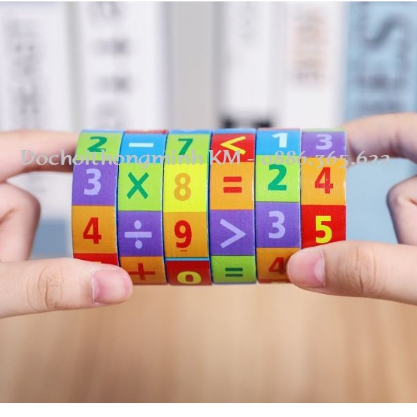 Bộ Rubik Toán Học 6 Tầng Bằng Gỗ