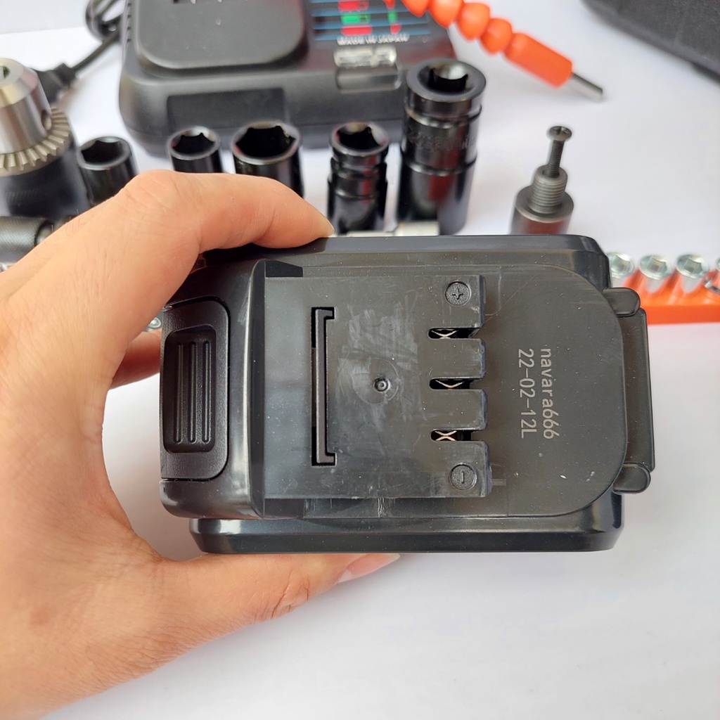 Máy Siết Bulong HITACHI 20V Không Chổi Than, Motor Bruschless, 3 Đèn Led Trợ Sáng