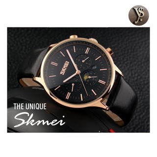 Đồng Hồ Nam Dây Da Skmei 9117Cl